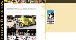 Desktop Screenshot of manhattanrickshaw.com